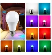 Wılkınson RGB LED Ampul Animasyonlu Uzaktan Kumandalı 6500K 9W Beyaz IŞIK Wlk-rgb-9w