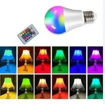Wılkınson RGB LED Ampul Animasyonlu Uzaktan Kumandalı 6500K 9W Beyaz IŞIK Wlk-rgb-9w 2