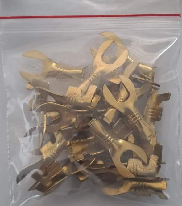 SARI KABLO PABUÇ (C ÇATAL) (Skn-4C (M4) C Çatal tip terminaller ) 4.2mm - 25 adet 2