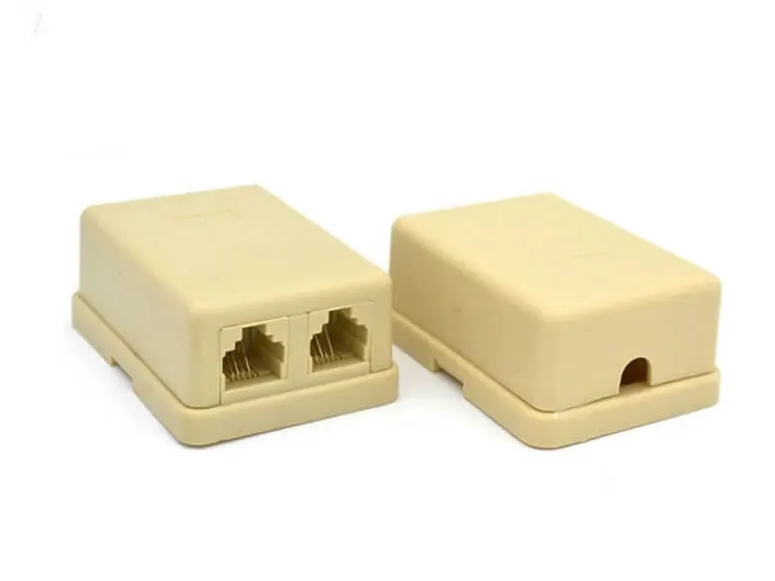 Rj-11 - 2 Çıkışlı Telefon HAT Çoğaltıcı Aparat 2 Lİ - Telefon HAT Çoğaltıcı 2 Çıkışlı