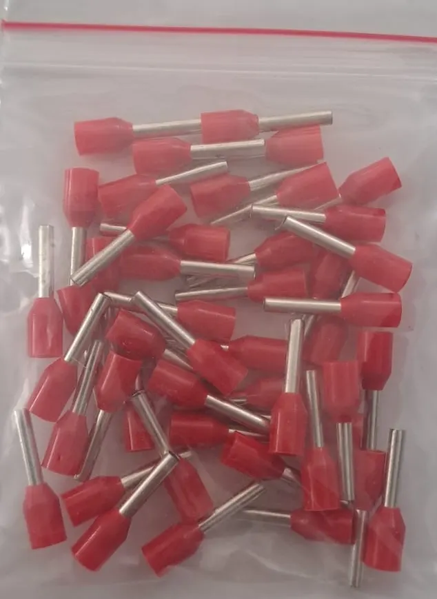 1 mm KABLO YÜZÜĞÜ İZOLELİ (47ADET) KIRMIZI 2