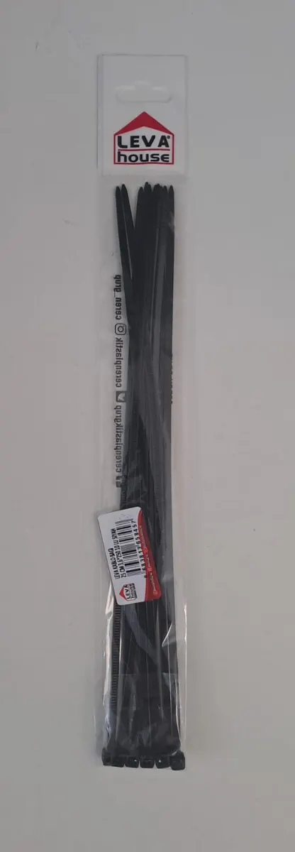 LEVA KABLO BAĞI 25 CM ( 3,6 x 250 ) 10 LU PAKET - SİYAH 2