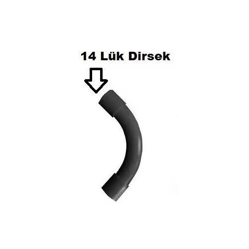 14 LÜK Elektrik Borusu Dirsek