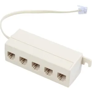 Rj-11 Telefon HAT Çoğaltıcı Aparat 5 Lİ - Telefon HAT Çoğaltıcı 5 Lİ