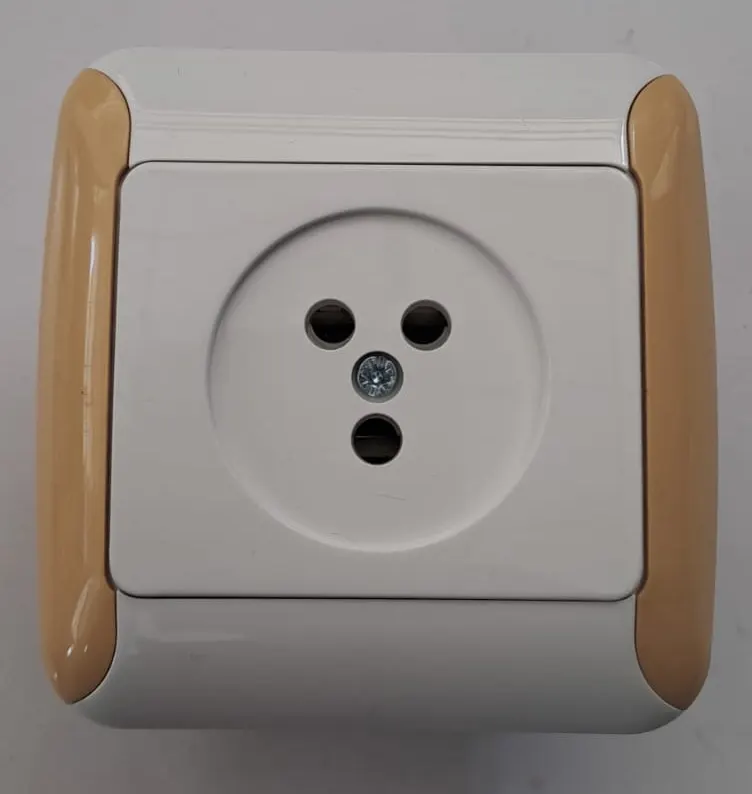 Günsan SIVA ALTI Telefon Prizi KREM / Beyaz