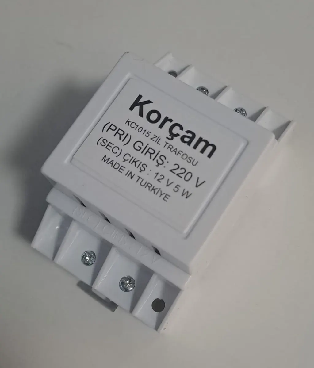 Korçam ZİL Trafosu & GÜÇ Transformatörü Raylı Sistem 12 VOLT 5W