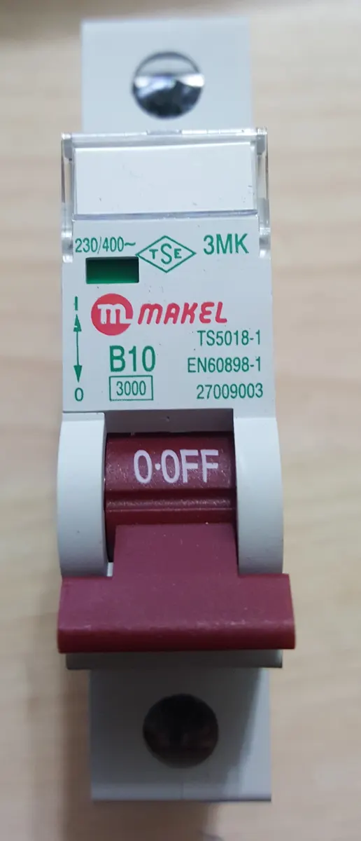 Makel 10 Amper B10 Otomat Sigorta