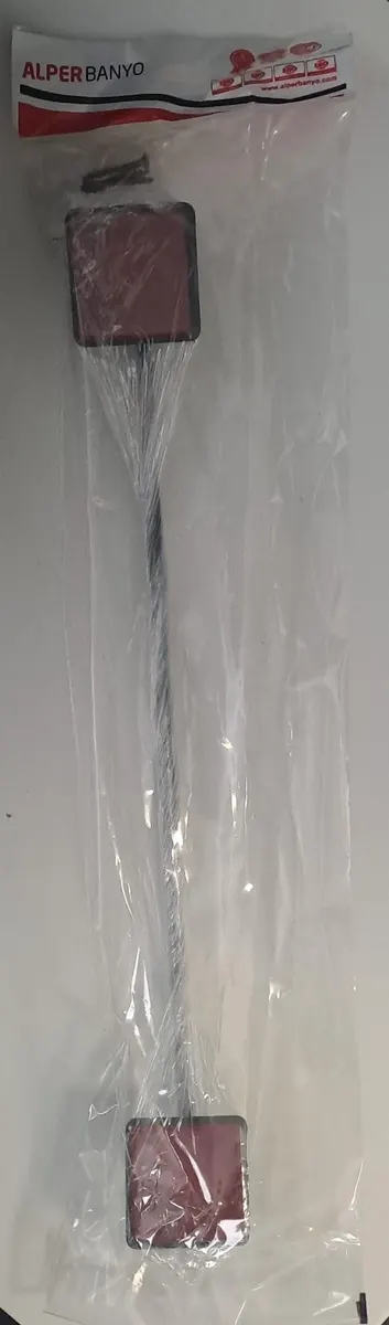 Alper Banyo Jasmin KARE Siyah Yapışkanlı UZUN Havluluk ( Jelatin Ambalaj ) 3