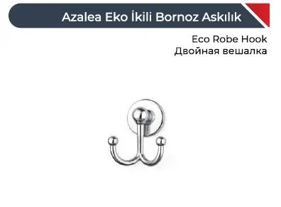 Alper Banyo Azalea EKO İkili Çatal Bornozluk - Jelatin Ambalaj