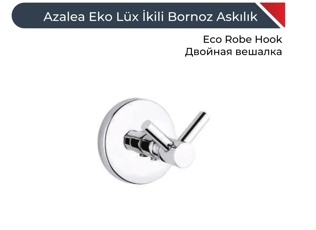 Alper Banyo Azalea LÜX İkili Çatal Bornozluk - Jelatin Ambalaj