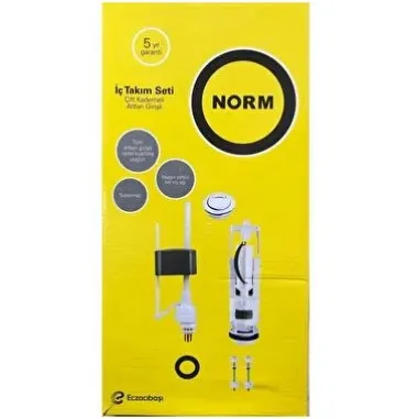 Vitra NORM ÇİFT Basmalı İÇ Takım 2