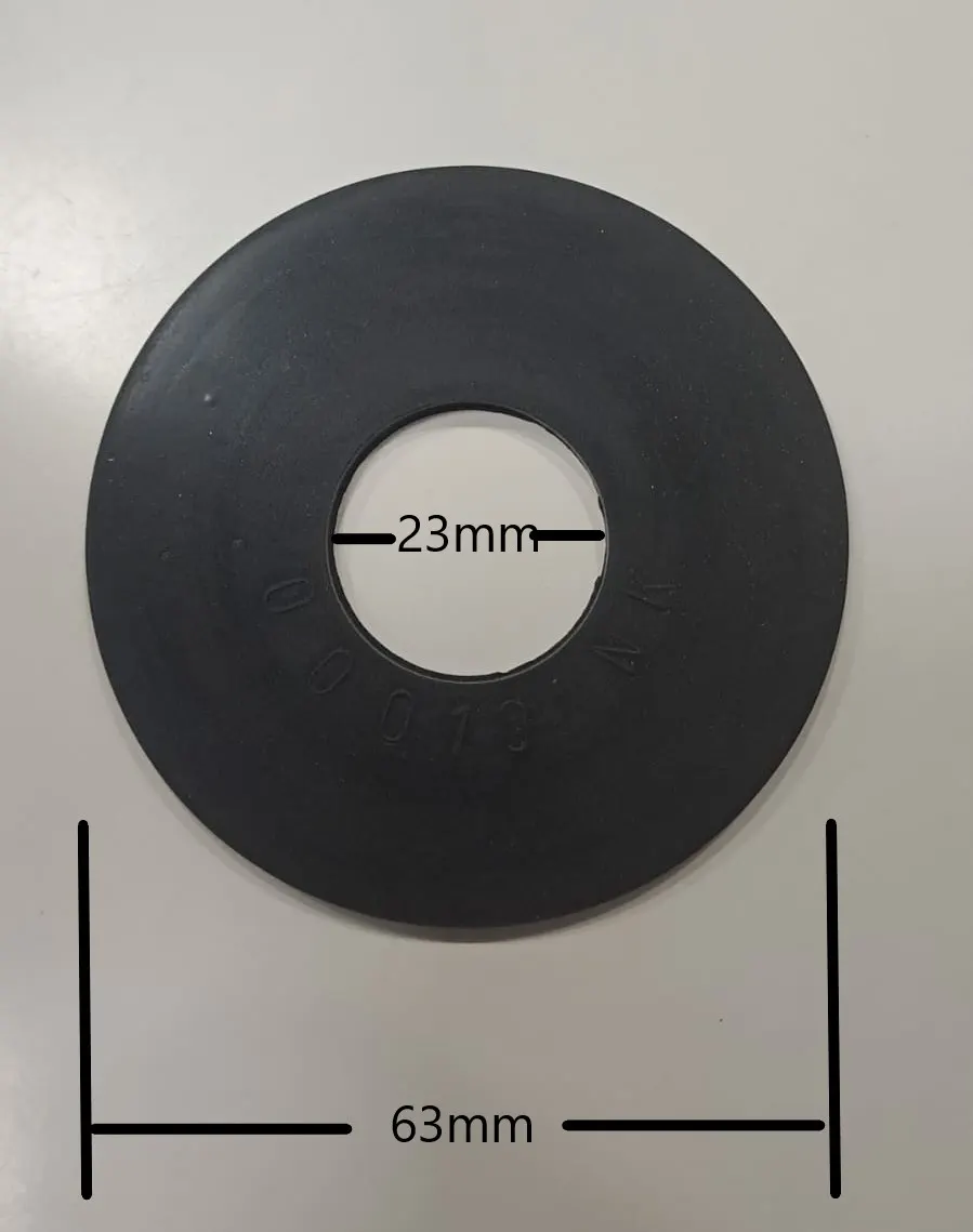 NKP - GÖMME REZERVUAR İÇ TAKIM CONTASI (DIŞ ÇAP 63mm / İÇ ÇAP 23mm ) NK00010 2