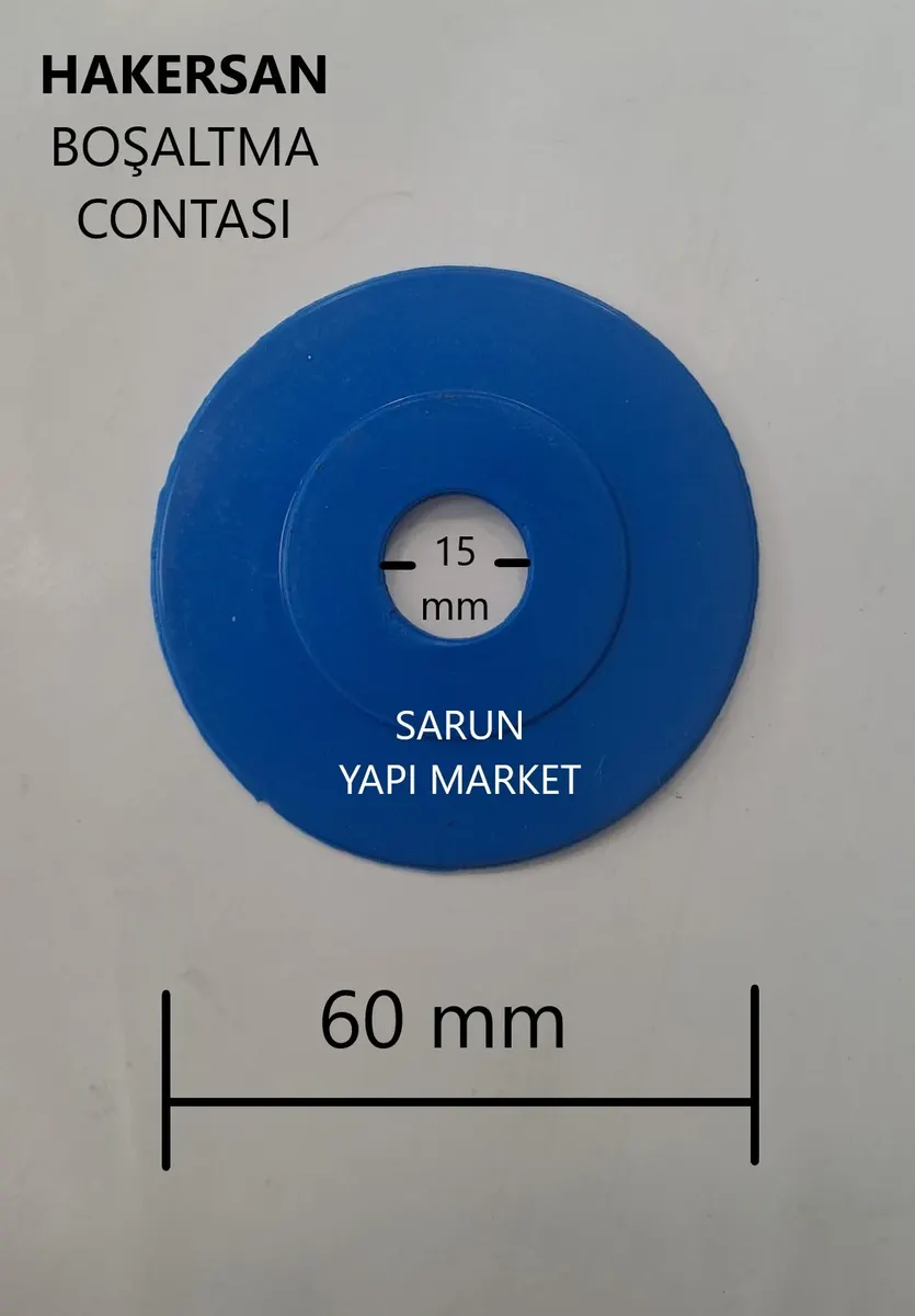 HAKERSAN - REZERVUAR İÇ TAKIM CONTASI (DIŞ ÇAP 60mm / İÇ ÇAP 15mm ) ÇİFT TARAF BOMBELİ 2
