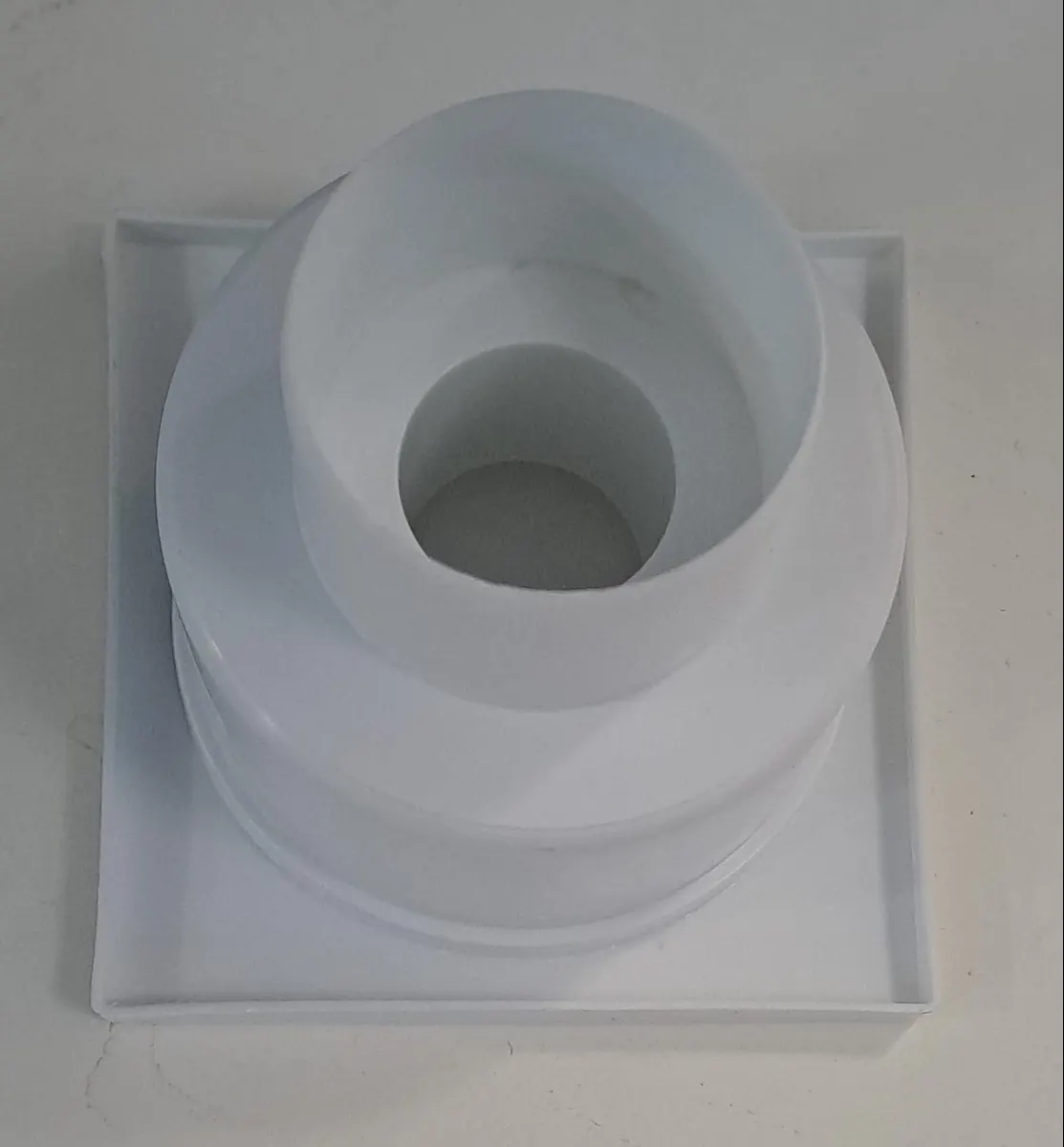 BEYAZ YER SÜZGECİ 10 x 10 cm - Ø 50 ALTTAN ÇIKIŞ YER SİFONU 4