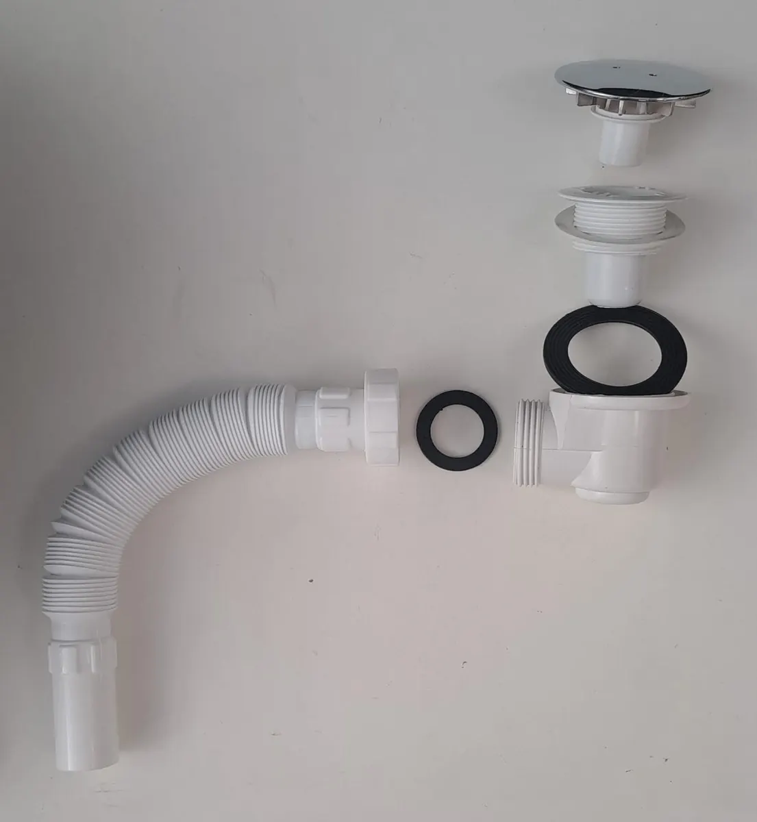 KROM DUŞ Trobleni Taslı Körüklü Ø 32 LİK Çıkışlı ( ASET ) 4