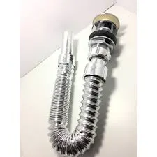 Stoplu Körüklü Sifon Ø 32 LİK Çıkışlı KROM