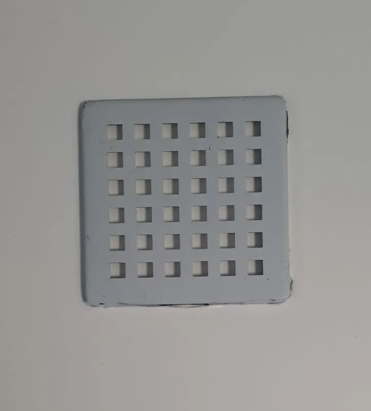 KROM YER SİFONU SÜZGECİ / KROM YER SİFONU KAPAĞI KARE 9,5 cmX9,5 cm 2
