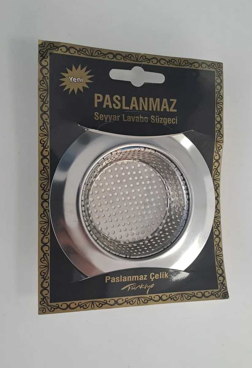 ÇÖP MAK PASLANMAZ SEYYAR LAVABO SÜZGECİ 11cm 3