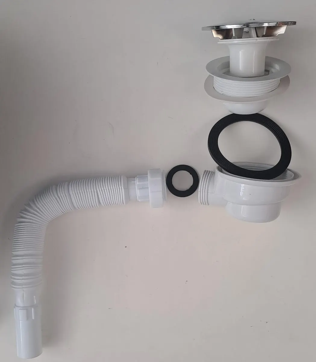 KROM DUŞ Trobleni 120 LİK Taslı Körüklü Ø 32 LİK Çıkışlı ( ASET ) 4