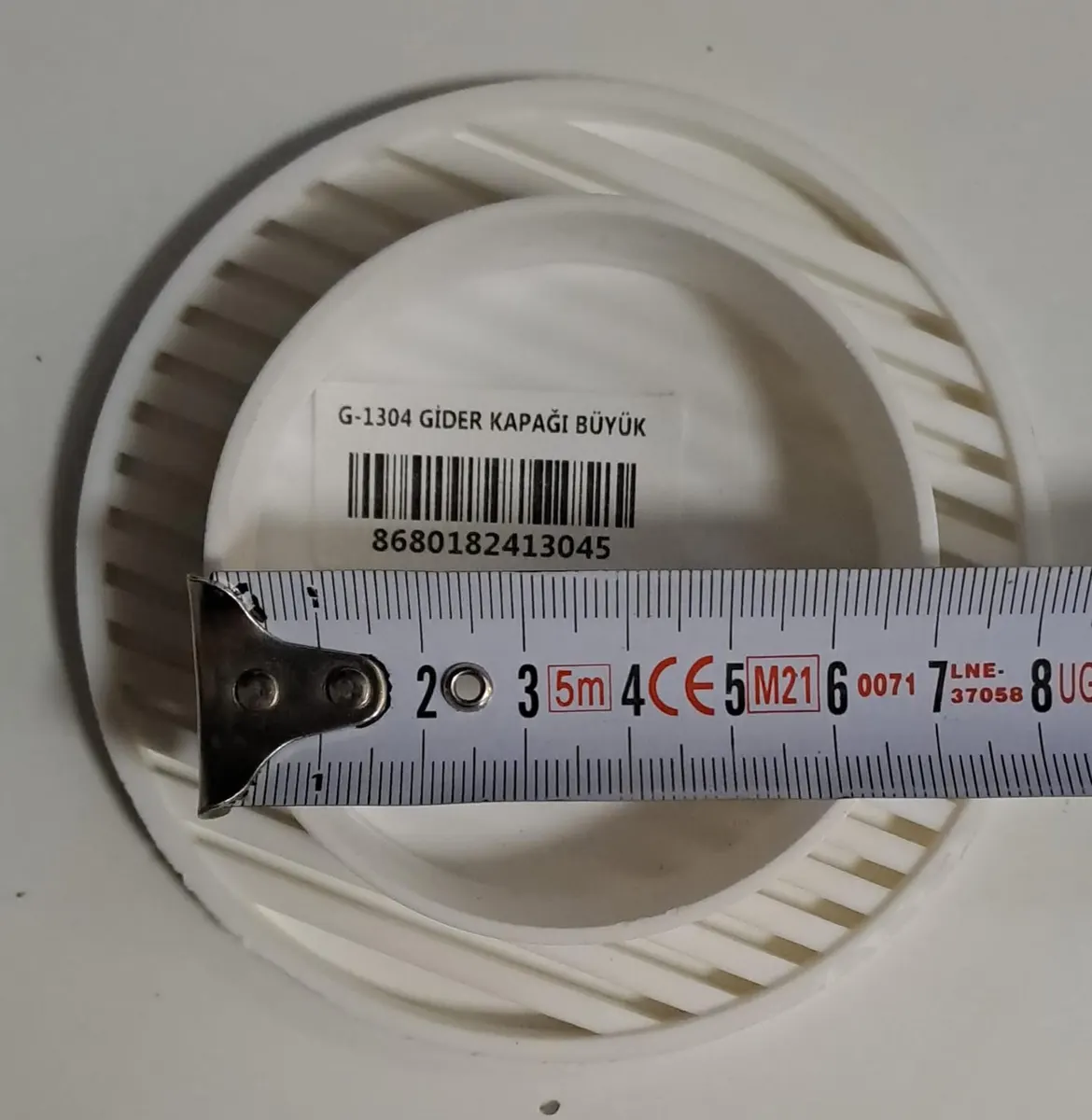 YER SİFONU SÜZGECİ / YER SİFONU KAPAĞI BÜYÜK 10,3 cm 4