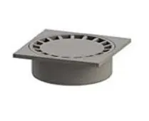ÇAMUR KOVALI YER SÜZGECİ 25 x 25 cm - Ø 100 LÜK ALTTAN ÇIKIŞ YER SİFONU YUVARLAK KAPAK 2
