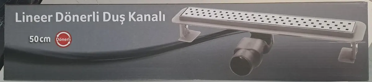 DUŞ KANALI ETEKLİ 50cm X Ø50 DÖNERLİ - EKO 3