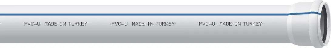 50X1000mm 2,2 PVC PİS SU BORUSU