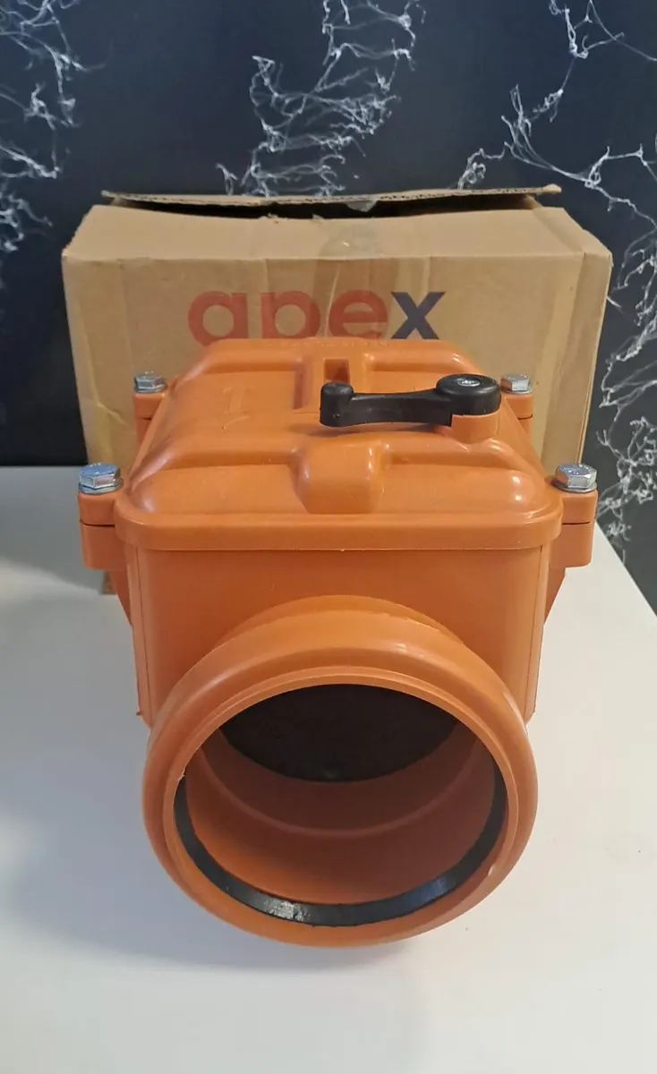 PVC Çekvalf Ø125 Kilitli 2
