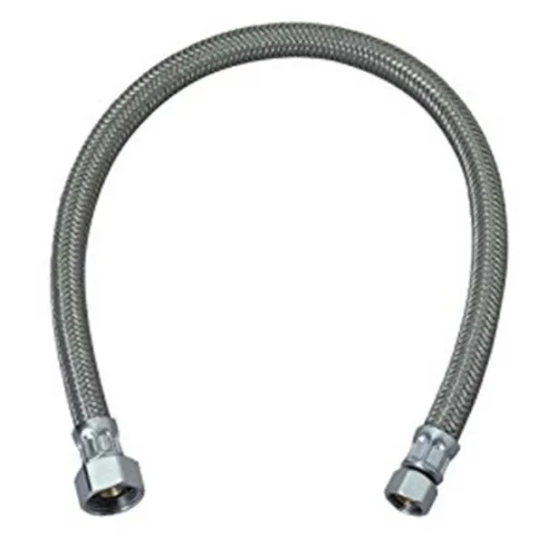 3/8-1/2 PASLANMAZ ÇELİK ÖRGÜLÜ FLEX - 100 cm