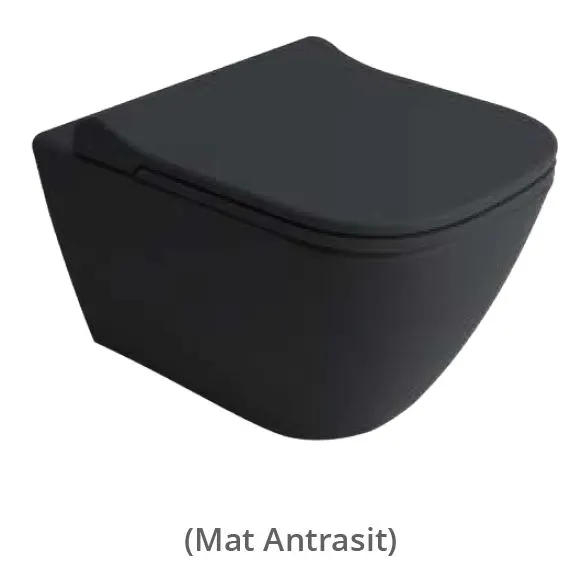 LUNA Rimout ASMA Klozet Turavit - MAT Antrasit
