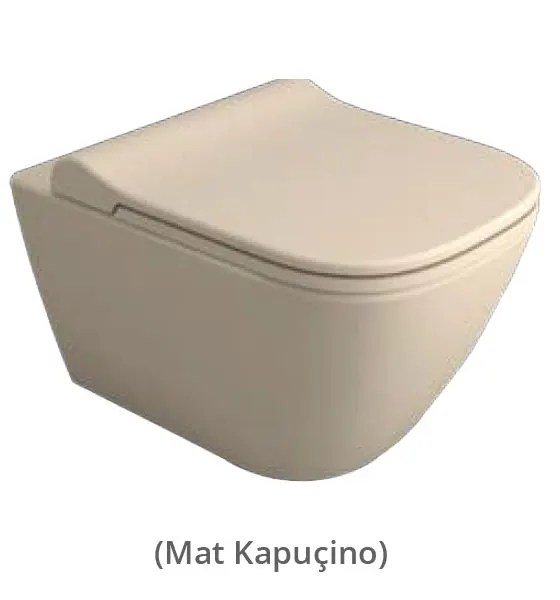LUNA Rimout ASMA Klozet Turavit - MAT Kapuçino
