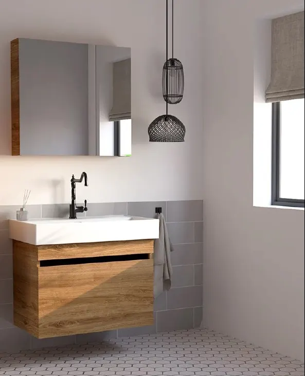 Hilton Banyo Dolabı - GOLA 60 Royal MEŞE