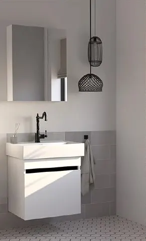 Hilton Banyo Dolabı - GOLA 80 Beyaz