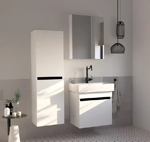 Hilton Banyo Dolabı - GOLA 80 Beyaz 5