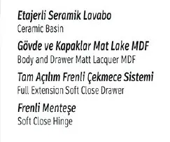 Hilton Banyo Dolabı - İlyada 70 MAT LAKE Beyaz 4