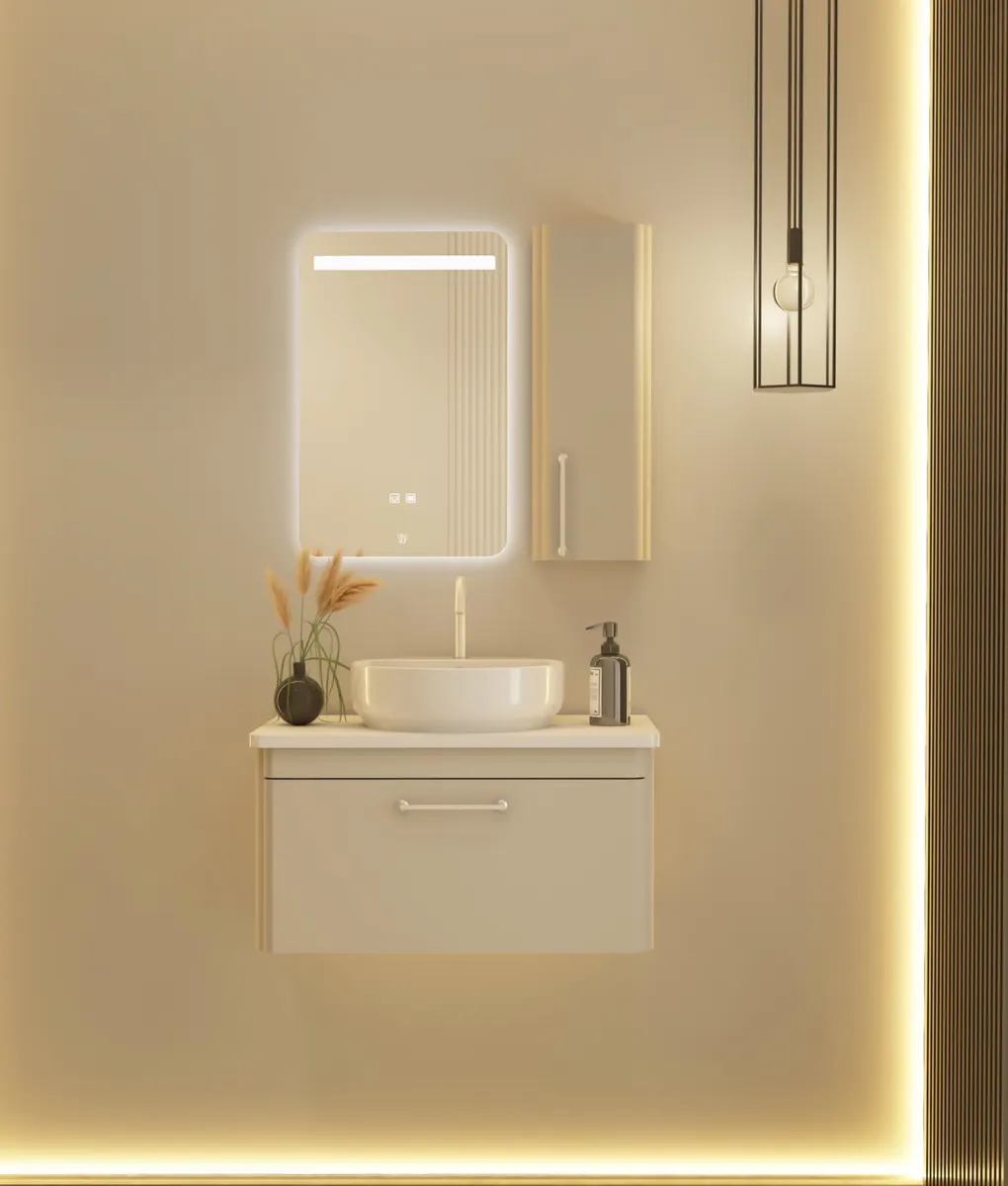HİLTON BANYO DOLABI - MONZA 80 cm - KUMTAŞI