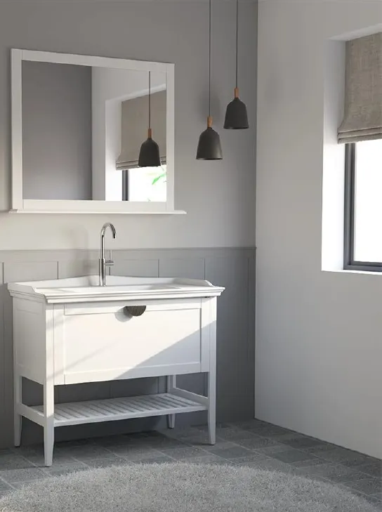 Hilton Banyo Dolabı - Odessa 100 MAT LAKE Kumbeji