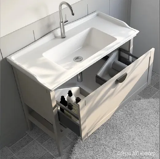 Hilton Banyo Dolabı - Odessa 100 MAT LAKE Kumbeji 3