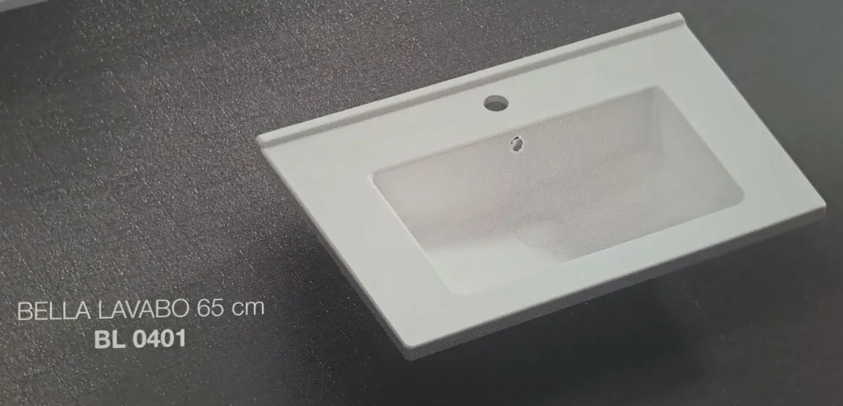 BELLA ETEJERLİ LAVABO 65cm TURAVİT 3