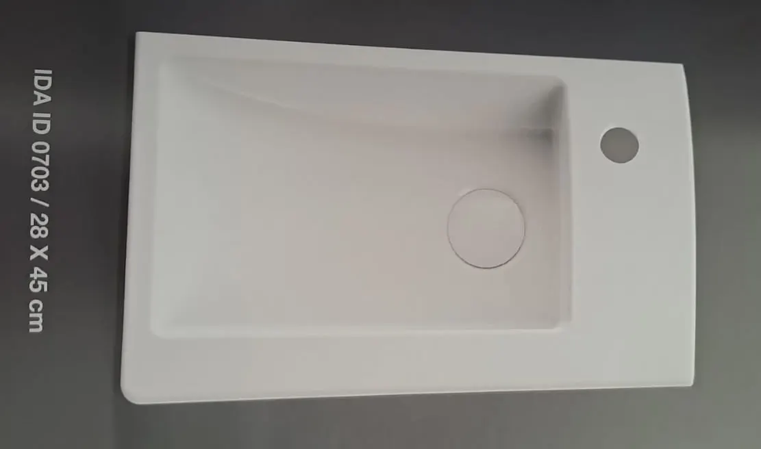 İDA ETEJERLİ LAVABO 28X45cm TURAVİT 3