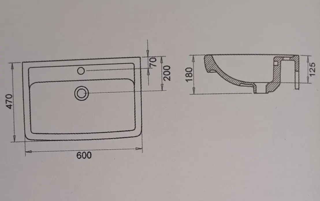 Q60cm LAVABO TURAVİT 2