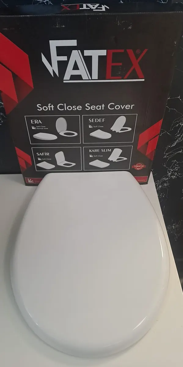 FATEX ERA SOFT ( 36 x 45 cm ) YAVAŞ KAPANAN PLASTİK KLOZET KAPAĞI