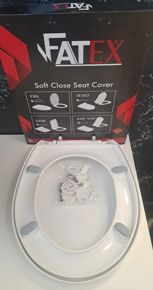 FATEX ERA SOFT ( 36 x 45 cm ) YAVAŞ KAPANAN PLASTİK KLOZET KAPAĞI 5