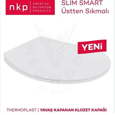 NKP SLİM Smart Yavaş Kapanan Klozet Kapağı 0302 ( Thermoplast ) 2