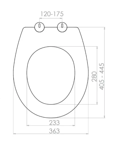 NKP SLİM Smart Yavaş Kapanan Klozet Kapağı 0302 ( Thermoplast ) 3