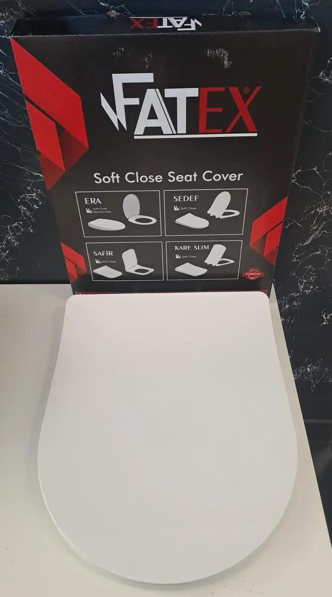 FATEX SEDEF SOFT ( 36 x 45 cm ) YAVAŞ KAPANAN PLASTİK KLOZET KAPAĞI