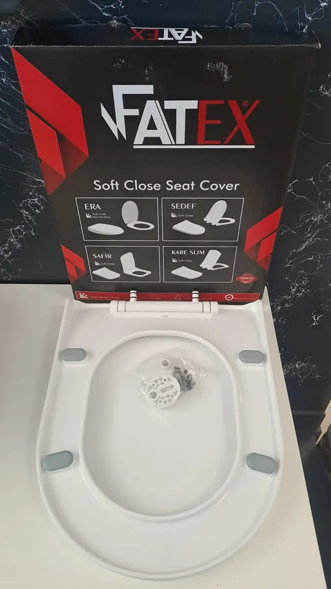 FATEX SEDEF SOFT ( 36 x 45 cm ) YAVAŞ KAPANAN PLASTİK KLOZET KAPAĞI 3