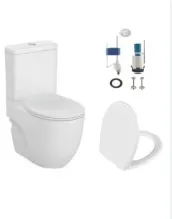 Vitra NORM 501 DTD Klozet + Rezervuar - Beyaz ( Seranita Kapak + İÇ Takım Dahil )