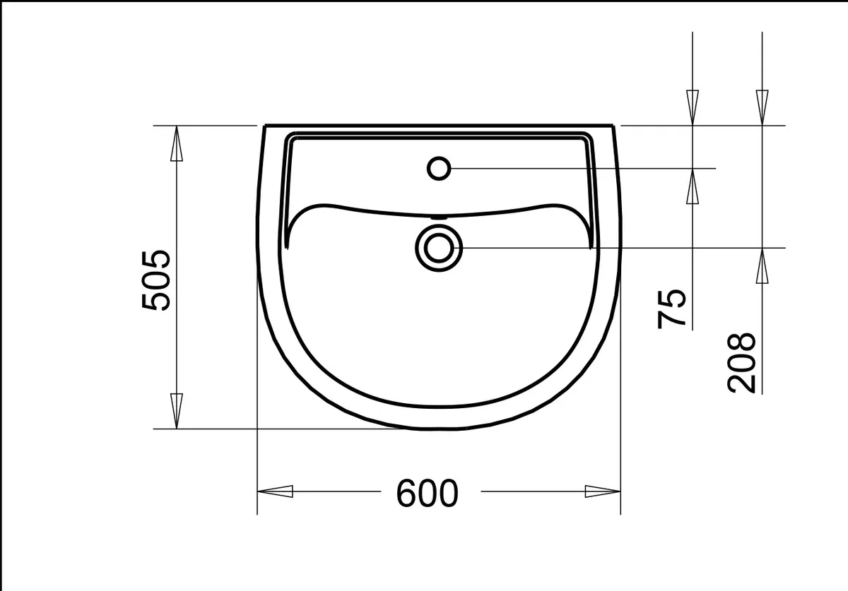 ALİZE LAVABO 50X60cm TURAVİT 5