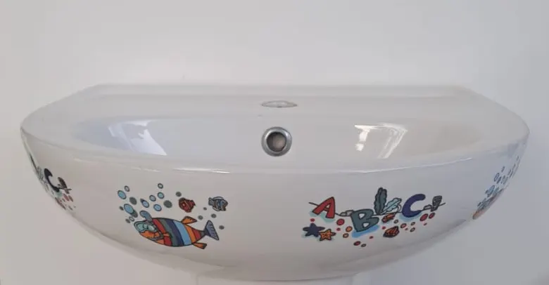 36X45 OVAL Lavabo Dekorlu ( Çocuk Lavabo Dekorlu ) Turavit
